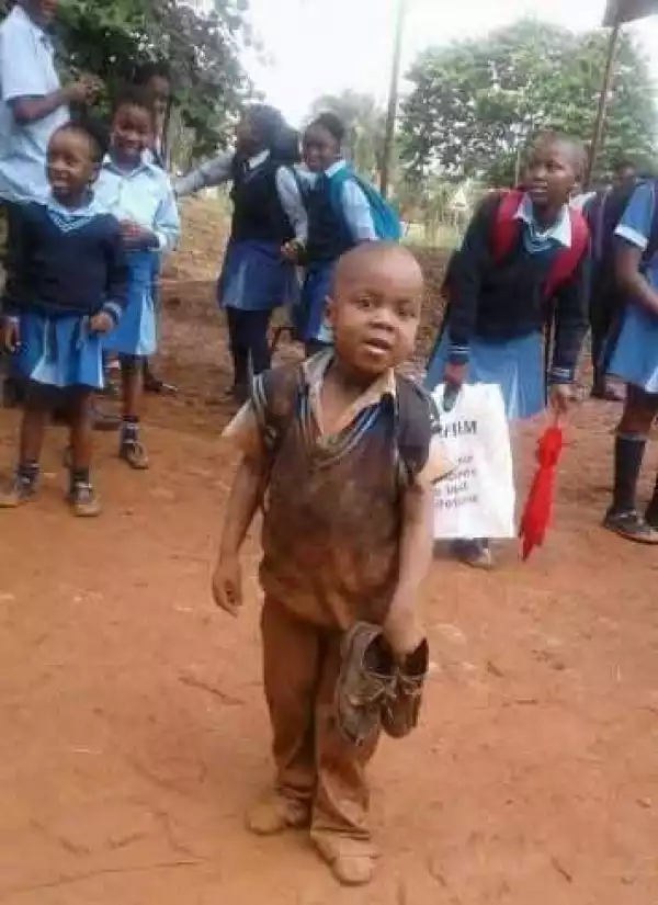 PHOTO: What Would You Do If Your Child Returns From School Like This?